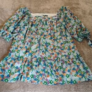 Shore Riviera Dress In Lazy Daisy Print